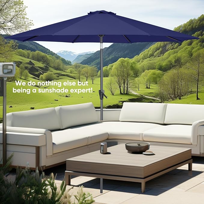 Tempera Patio Market Outdoor Table Umbrella - Image 6