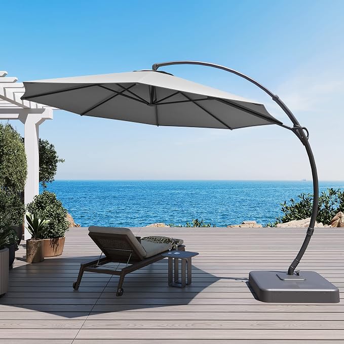 11ft Patio Cantilever Umbrella by LAUSAINTHOME