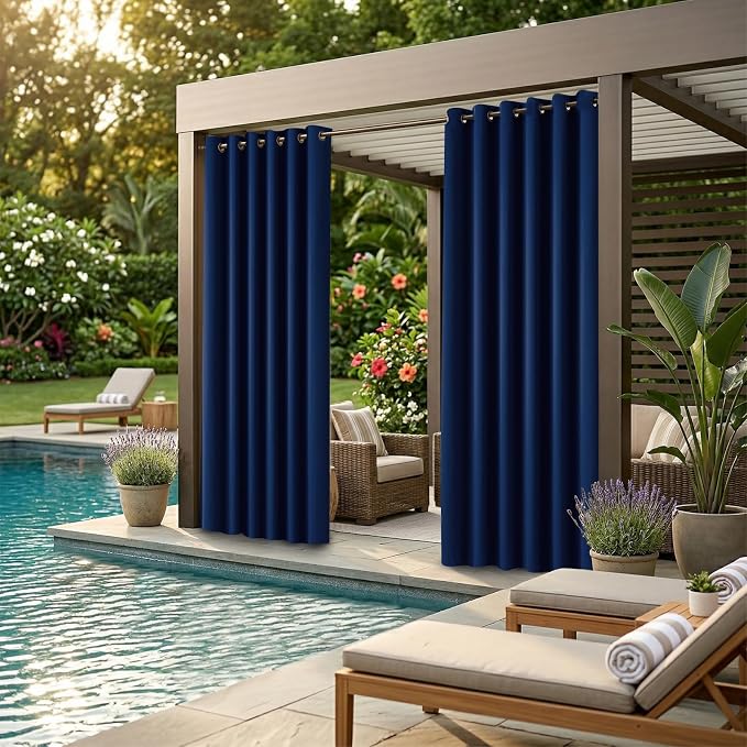 Outdoor Indoor Curtains W84 x L108 - Image 2