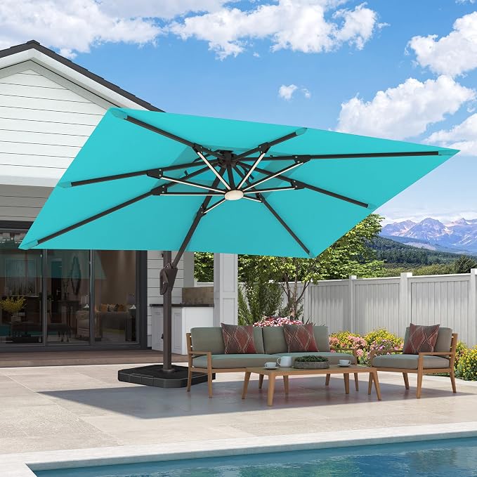 9x12 FT Outdoor Cantilever Patio Umbrella by Unknown