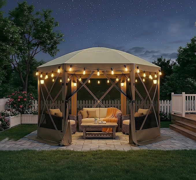 Aoxun 10x10FT Pop-up Canopy Shelter Tent by Aoxun
