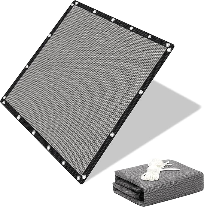 90% Shade Cloth Sun Shade Fabric Privacy Screen Shade Cover by eMeritDirect