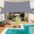 Neween Shade Sails, Waterproof Sun Shade Sail Rectangle UV Block Canopy Sun by Neween