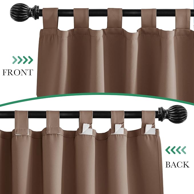 2 Panels Outdoor Blackout Curtains - Image 2