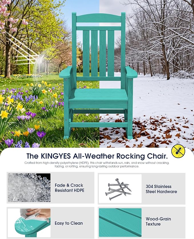 Oversized Outdoor Rocking Chair - Image 5