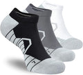 Hylaea Athletic Running Socks Cushion Padded Moisture Wicking Low Cut
