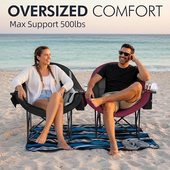Oversized Camping Chairs for Adults - Image 2