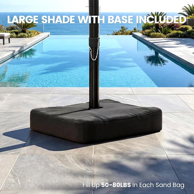 10ft Outdoor Umbrellas for Patio - Image 3