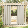 NICETOWN 2 Panels Weighted Blackout Curtains Waterproof & Windproof, Thermal by NICETOWN