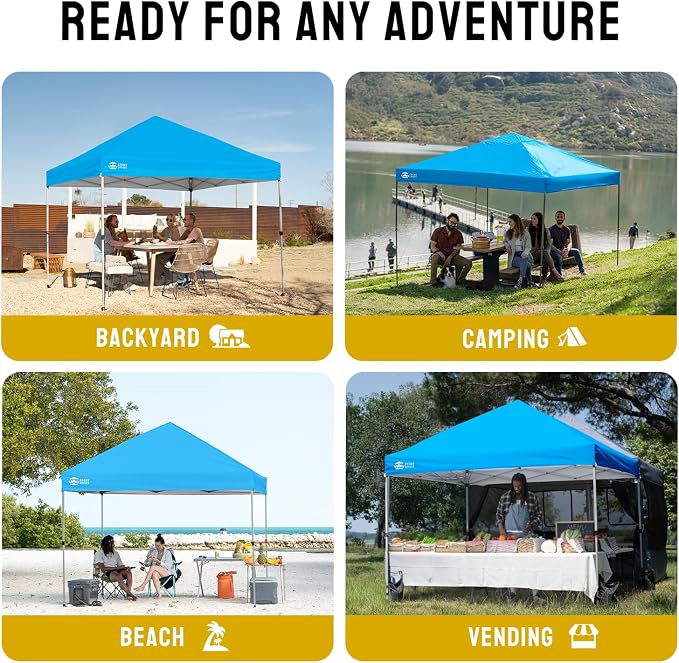 CROWN SHADES 8x8 Pop Up Canopy Tent - Image 4