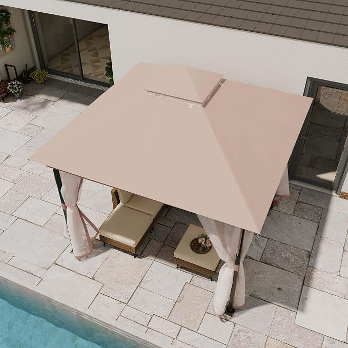 10' X 10' Waterproof Patio Gazebo - Image 3