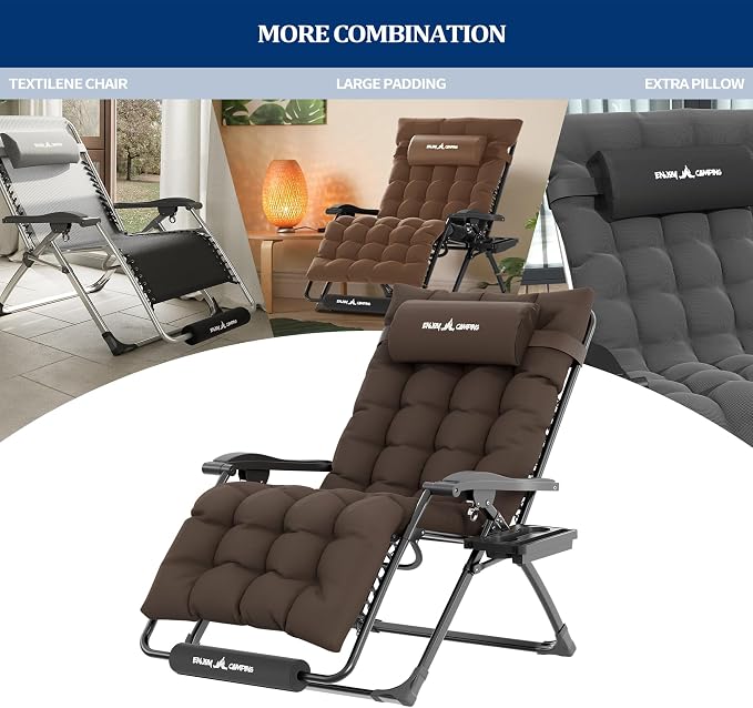 UDPATIO Oversized Zero Gravity Chair Patio Reclining Chairs - Image 4