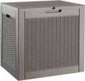 31 Gallon Outdoor Storage Box, Resin Deck Boxes Indoor and outdoor, Waterproof by KAMABOKO