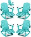 Adirondack Rocking Chair Set of 4 by KINGYES