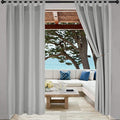 LORDTEX Indoor/Outdoor Curtains Waterproof Tab Top Patio Curtains | Sun by LORDTEX
