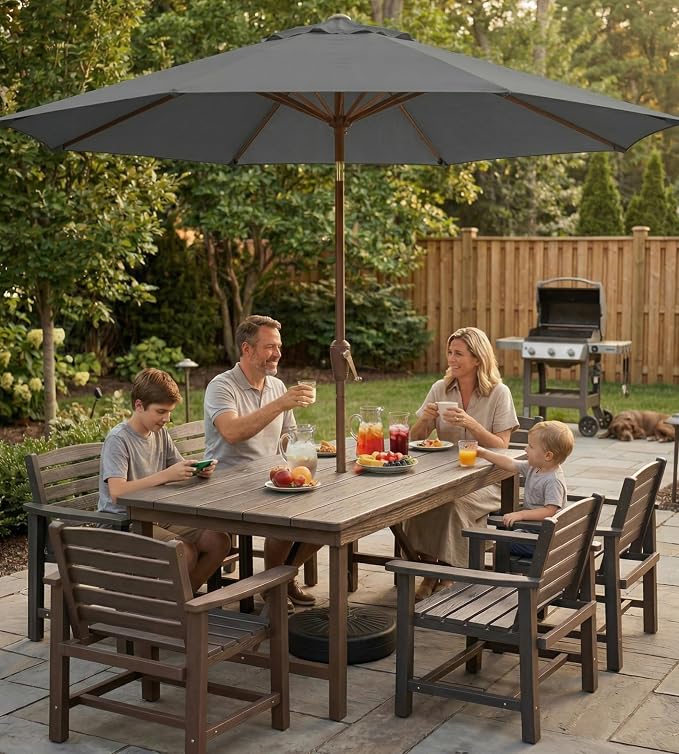 10FT Patio Umbrella, Outdoor Umbrella - Image 5