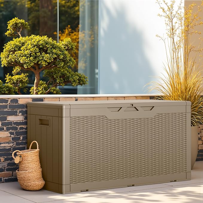 Greesum Outdoor Storage Box 100 Gallon Storage Bin - Image 5
