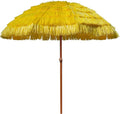 AMMSUN 7.5ft Hula Thatched Hawaiian Tiki Patio Beach Umbrella by AMMSUN