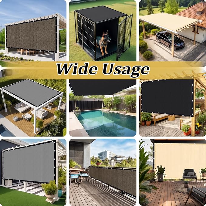 Shade&Beyond Customized Size 90% Sun Shade Cloth - Image 6