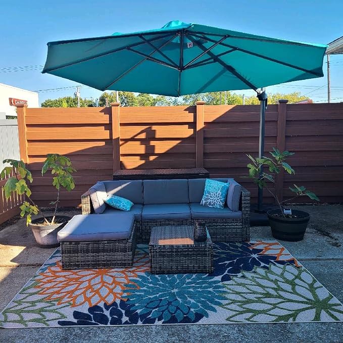 PURPLE LEAF Cantilever Umbrella - Image 8