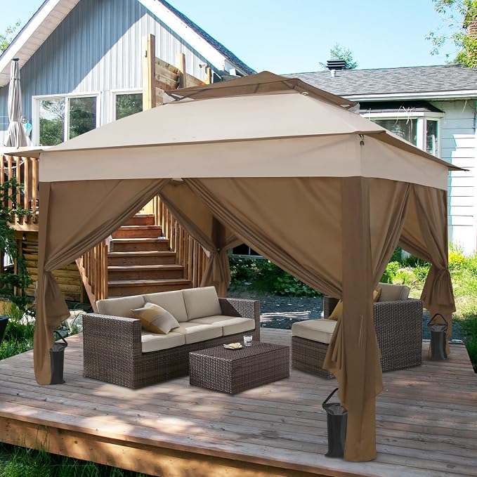 COOS BAY 11x11 Pop Up Gazebo by COOSBAY