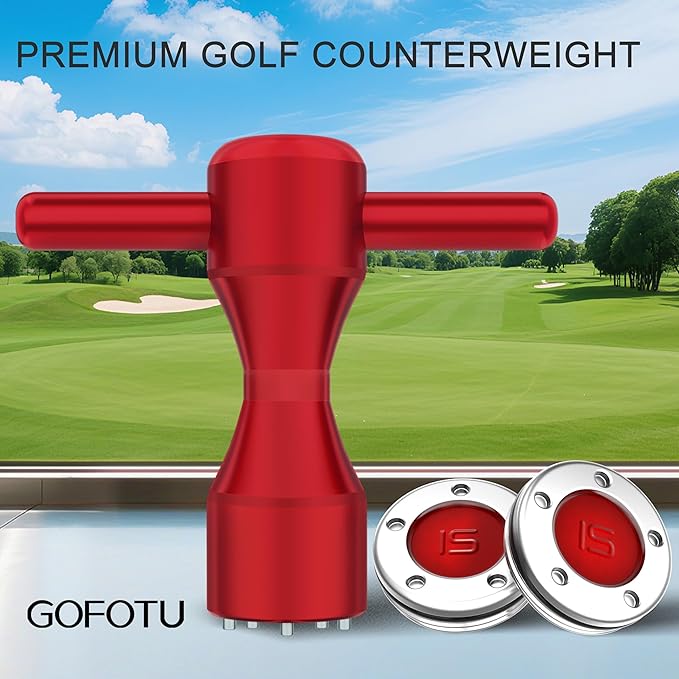 Golf Head weight 2pcs. 15g Golf Custom Weights+Red Wrench Compatible with Titleist Scotty Cameron Putters Newport (15g)
