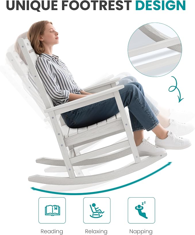 SERWALL 2-Pc Rocking Chair Set - Image 8
