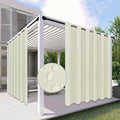 Easy-Going 100% Waterproof Outdoor Curtains 110x108 inch, Gazebo and Pergola 1 by Easy-Going