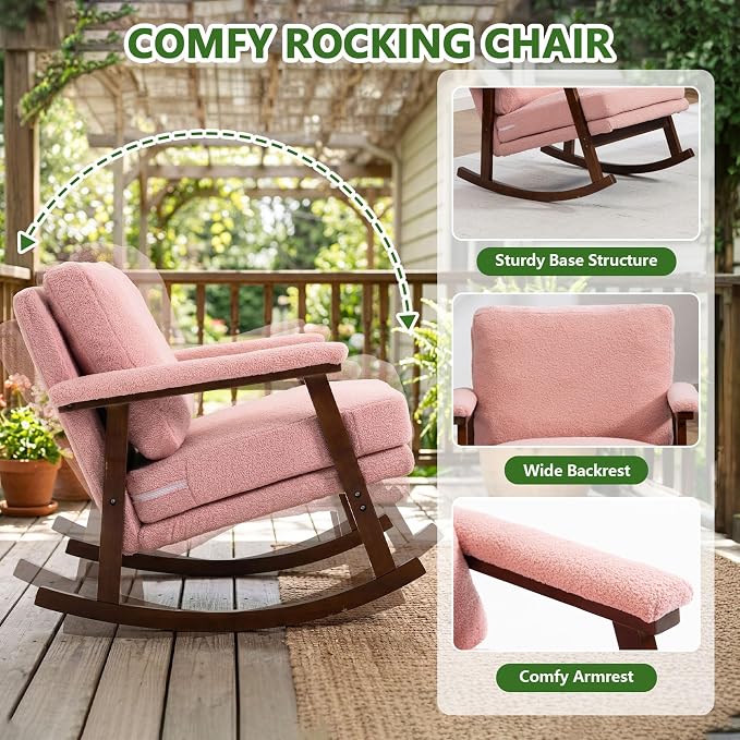 Outdoor Patio Rocking Chairs - Image 3