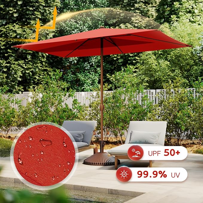 Abba Patio 6.5FT Outdoor Patio Umbrella Outdoor Table Umbrella - Image 3