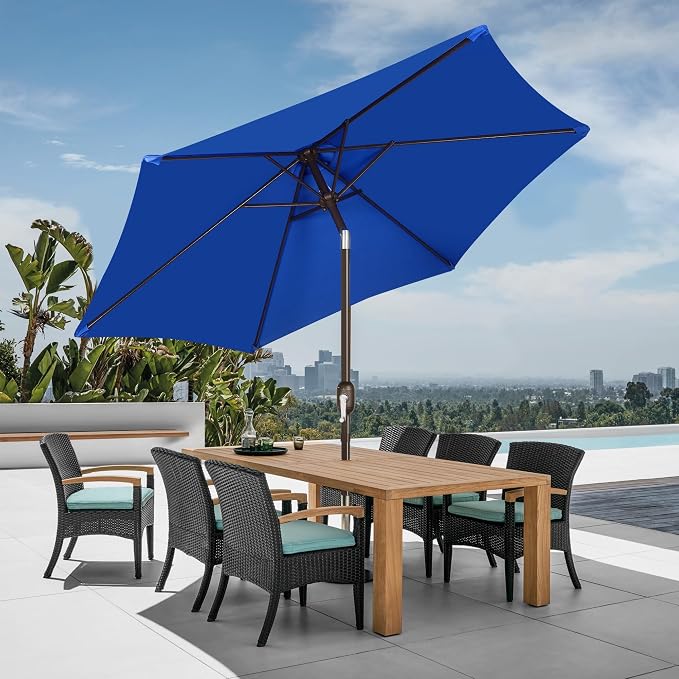 7.5 ft Patio Umbrella, Yard Umbrella, Outdoor Market Umbrella - Image 6