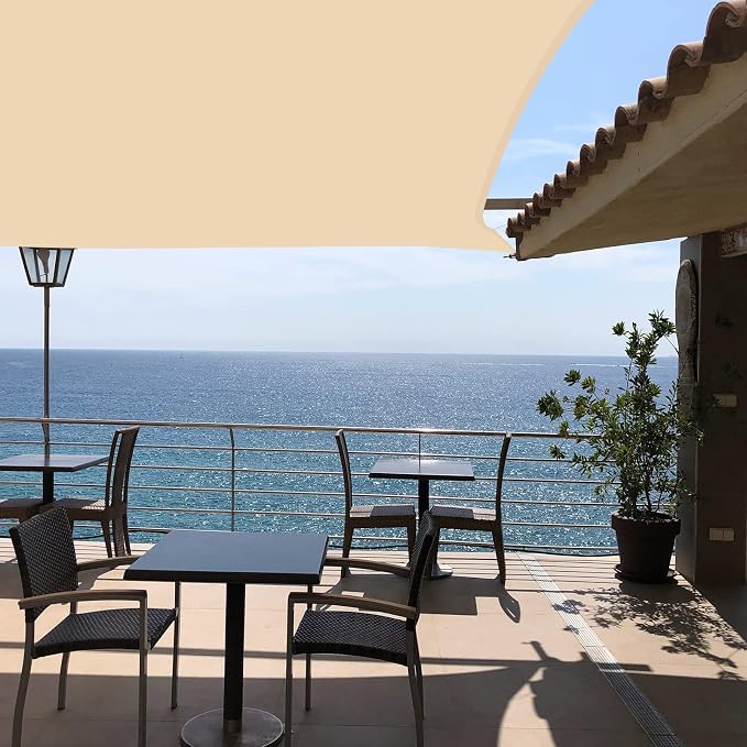 Neween Waterproof Sun Shade Sail Rectangle UV Block Canopy - Image 7