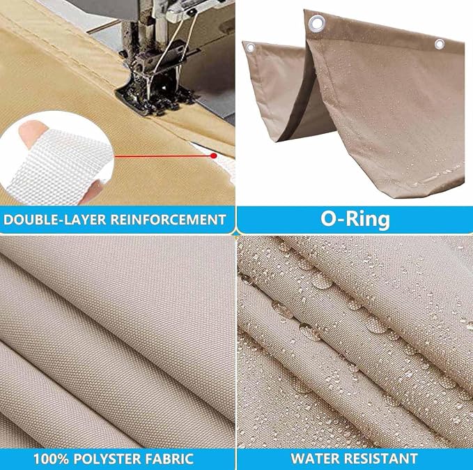 Outdoor Retractable Pergola Canopy 5' x 30' Waterproof Shade Cover - Image 3
