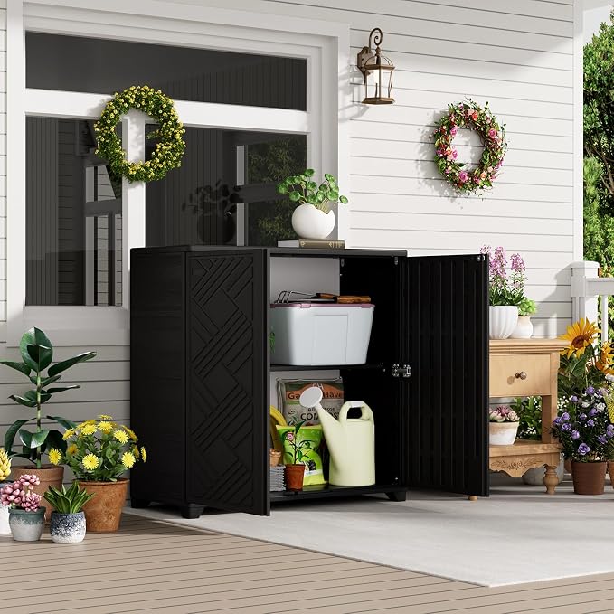 HOMSPARK Indoor/Outdoor Storage Cabinet - Image 5