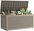 Outdoor Storage Box, 320 Gallon Waterproof Deck Box, Dual Gas-Spring Ultimate by GraceYourYard