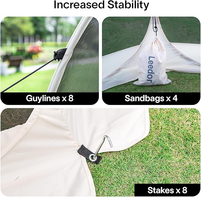 Alvantor Pop Up Screen House Tent, Instant Outdoor Gazebo - Image 6