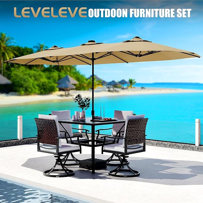 15FT Double-Sided Patio Umbrella - Image 5