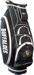 Team Golf NCAA Lightweight, 10-Way Club Divider, Spring Action Stand, Insulated Cooler Pocket, Velcro Glove and Umbrella Holder & Lift Assist Handles