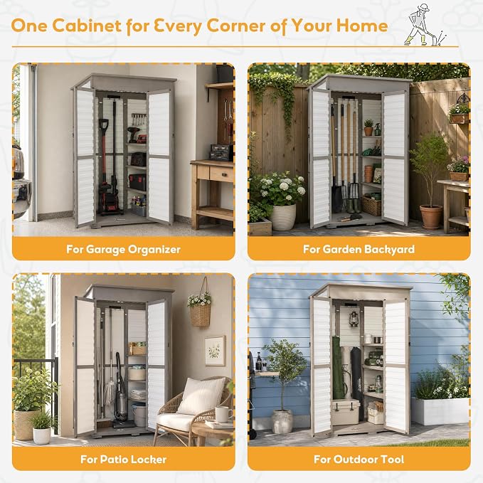 Large Outdoor Storage Cabinet - Image 7