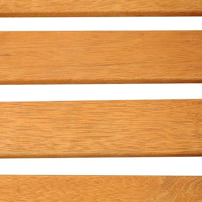 Sunnydaze Outdoor Meranti Wood 3-Tiered Garden Shelf - Image 7