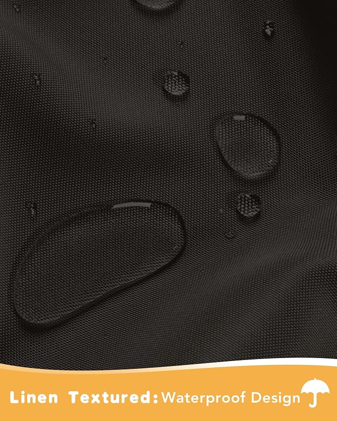 Outdoor Curtains for Patio Waterproof 2 Pcs 54x95 Inch Chocolate | Poolside - Image 2