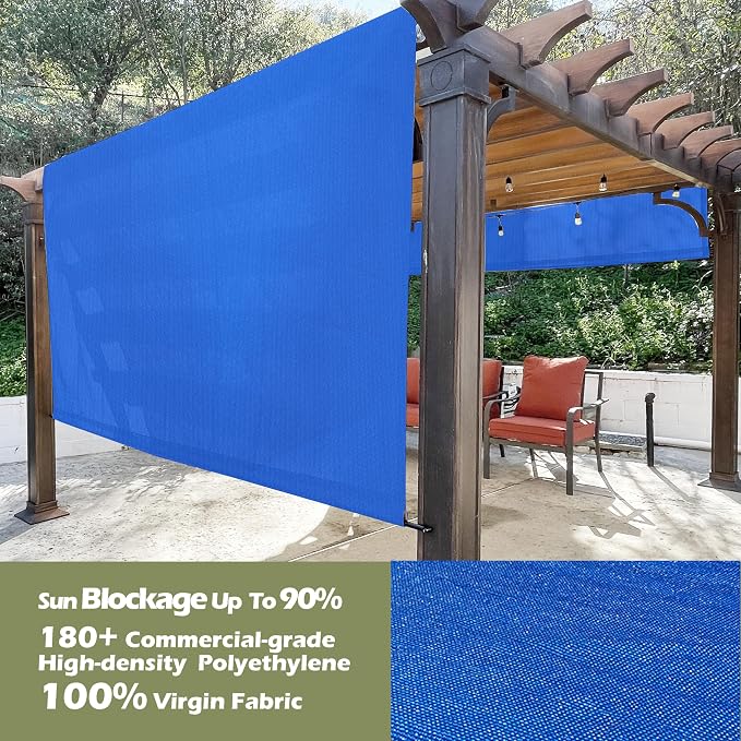 Alion Home Custom HDPE Permeable Canopy Sun Shade Cover Replacement - Image 3