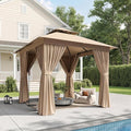 8'x8' Gazebo, Metal Frame Canopy by Breezestival