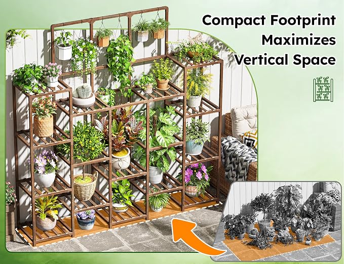 EnHomee 63" Tall Plant Stand - Image 2