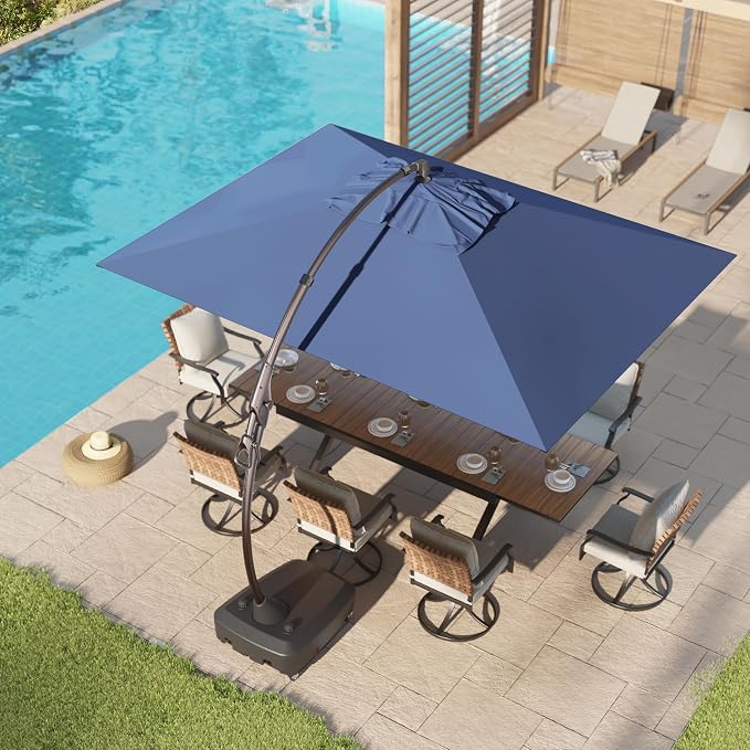 Grand patio 9x12 FT Large Cantilever Umbrella by GrandPatio