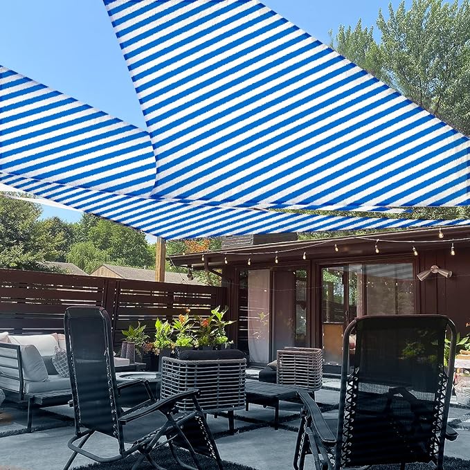 LOVE STORY 16' x 16' x 16' Triangle Sun Shade Sail by LOVESTORY
