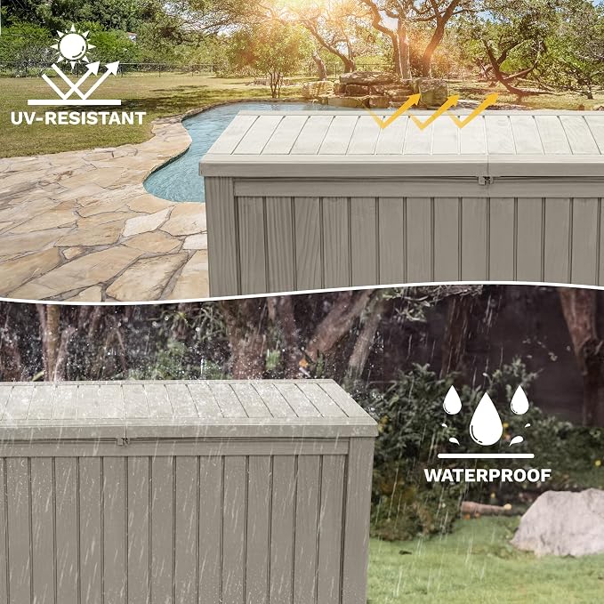 DWVO 180 Gallon XL Deck Box - Image 5