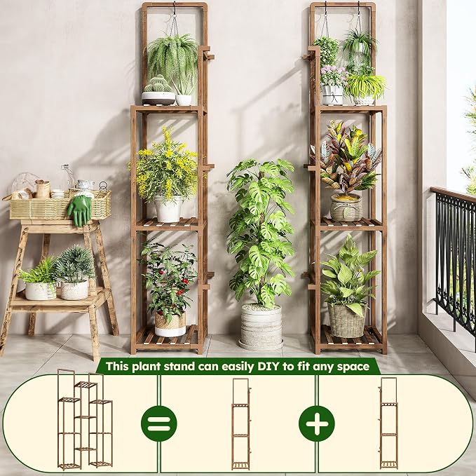 EnHomee 34.2" W Indoor Plant Stand - Image 5