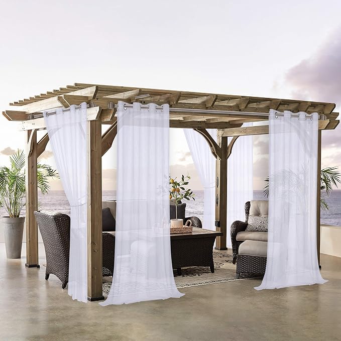 LORDTEX Burlap Linen Look Outdoor Curtain - Image 5