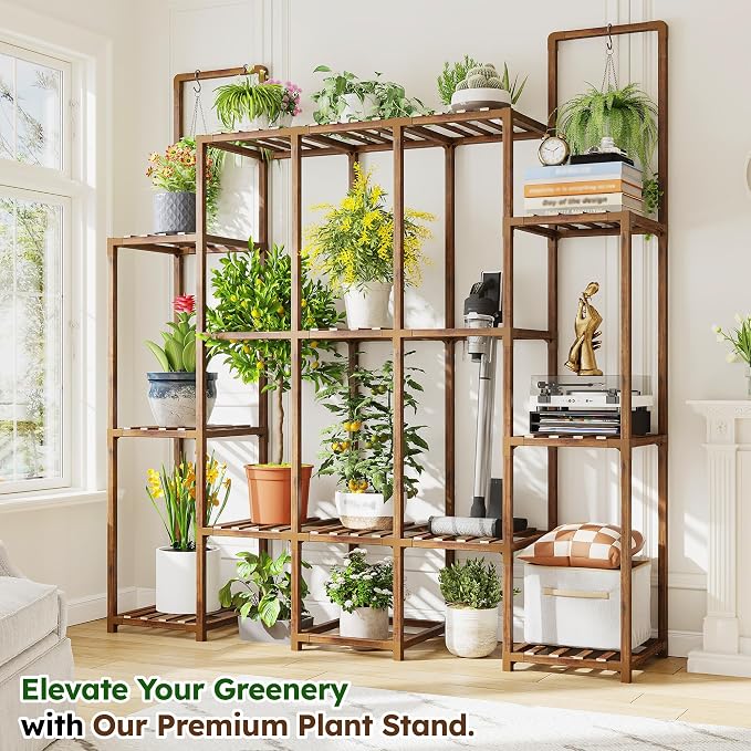 EnHomee 56" W Large Plant Stand - Image 4